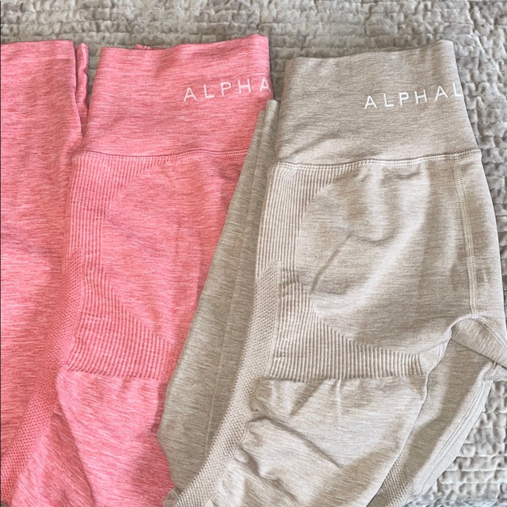 Bundle of two Alphalete leggings